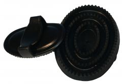 Paarden massage rubber ovaal fijn 15 cm