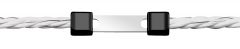 Koord verbinder rvs tot 6 mm Litzclip