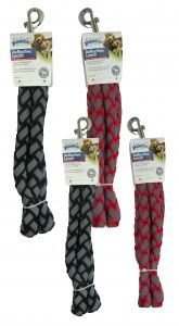Dog Reflective Leash Black 1,5x120cm