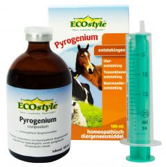 Pyrogenium (slangengif) met doos + spuit
