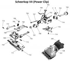 Liscop scheerkop VII/107