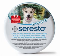 Seresto vlooien en tekenband kleine hond  (<8kg)