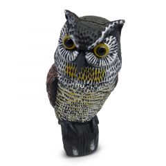 Kunststof uil met beweegbaar hoofd