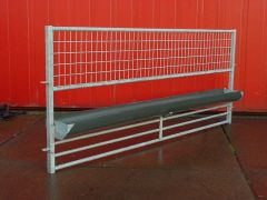 Voerhek met goot 25 cm  2,46 mtr