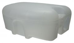 Voerdoos Atlantis rat/muis transparant incl klem met sleutel