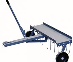 Verticuteerhark / ontmosser, 100 cm met 18 veertanden